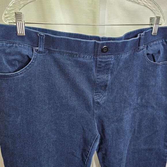 Betabrand Raw Hem Straight Leg Jean Size 2XL - Picture 2 of 9